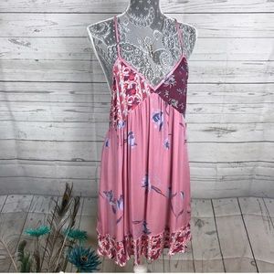 Free people slip dress floral